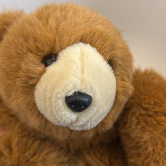 VTG Robert Small 1984 House Of Hull Plush Faux Fur Golden Brown Bear Backpack - Picture 5 of 10